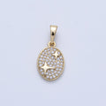 The North Star in an Oval Sky - selected supplier variant Charms-00085