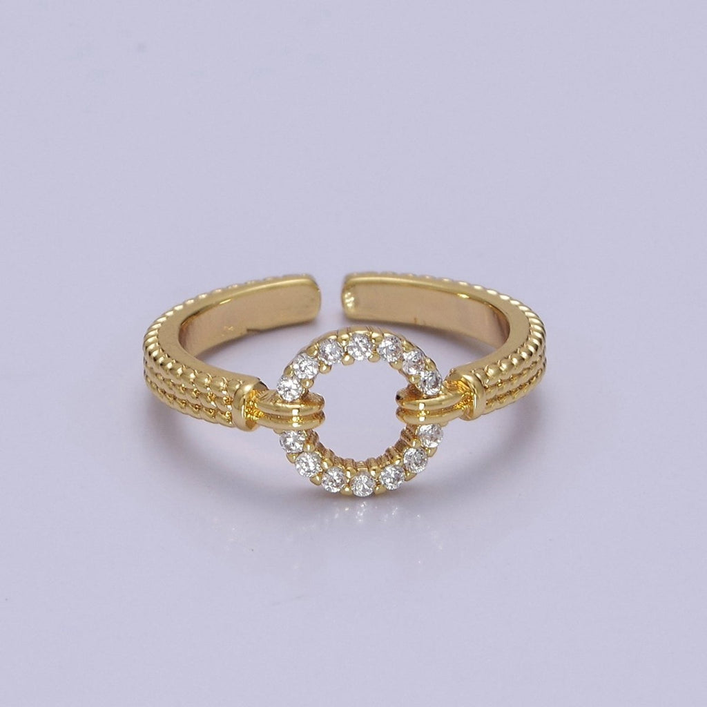 The Golden Halo Ring