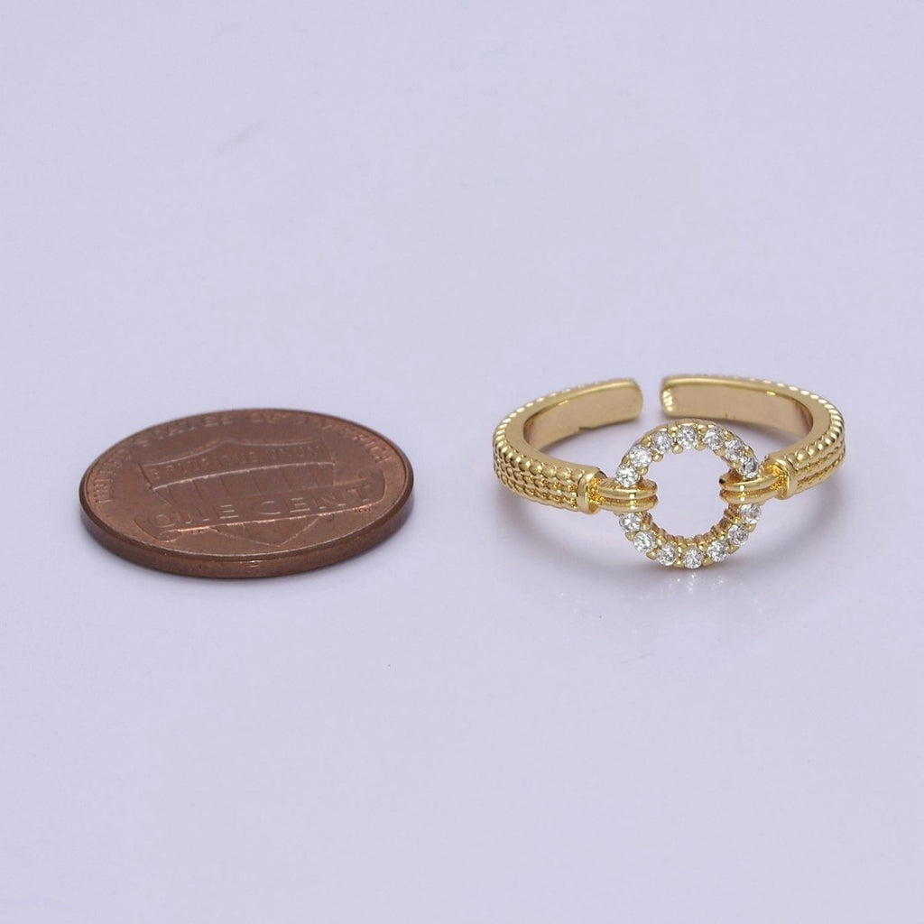 The Golden Halo Ring