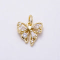 The Bow with Scattered Crystals - selected supplier variant CHARMS-01606