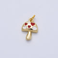 The Mushroom with Little Hearts — Charms-00168