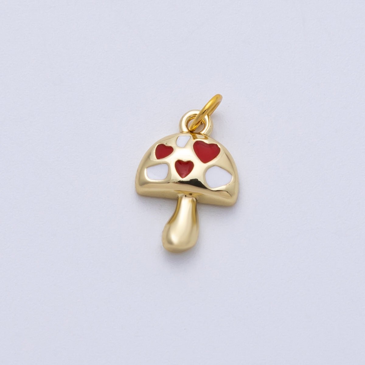 The Mushroom with Little Hearts — Charms-00168