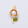 The Rose with a Pearl Heart - selected supplier variant CHARMS-00977