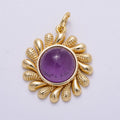 The Sun in Amethyst - selected supplier variant CHARMS-00610