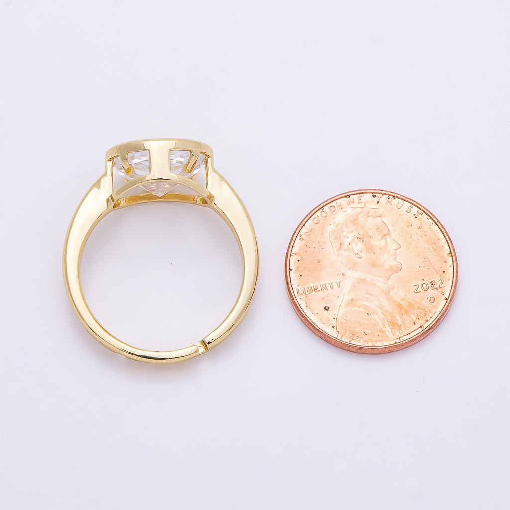 The Everlasting Bezel Ring, Oval, Gold