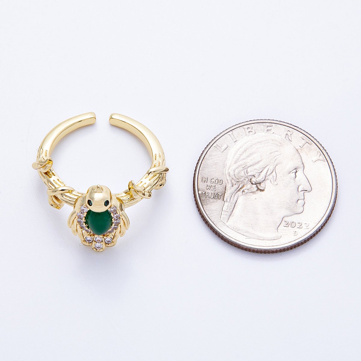 The Jeweled Sparrow Ring