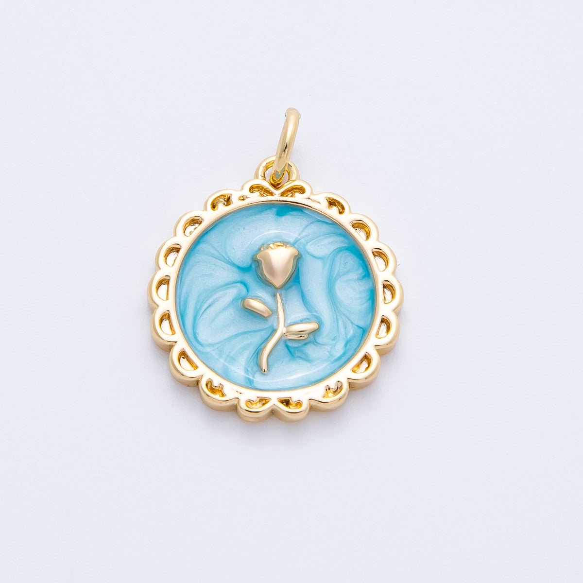 The Rose on a Blue Morning - selected supplier variant CHARMS-00314