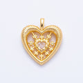 The Heart with a Sunlit Edge - selected supplier variant CHARMS-00341