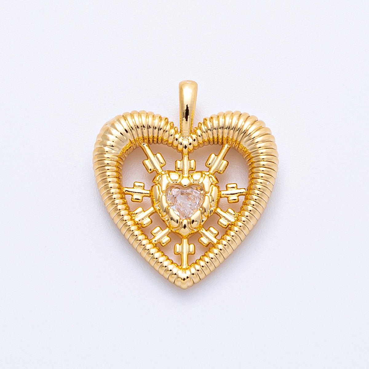 The Heart with a Sunlit Edge - selected supplier variant CHARMS-00341