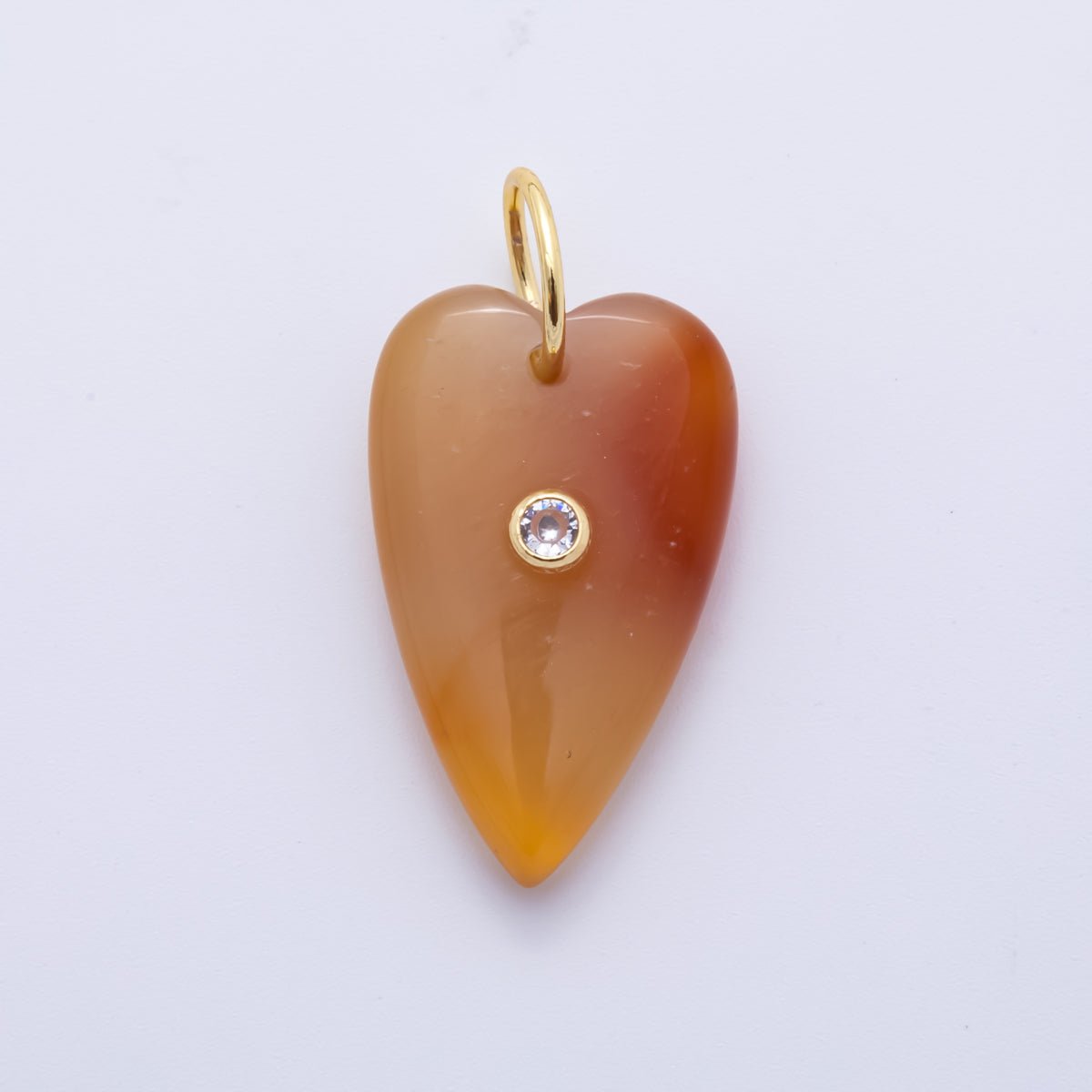 The Carnelian Heart - selected supplier variant AH-00890-Orange