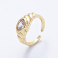 The Everlasting Croissant Ring