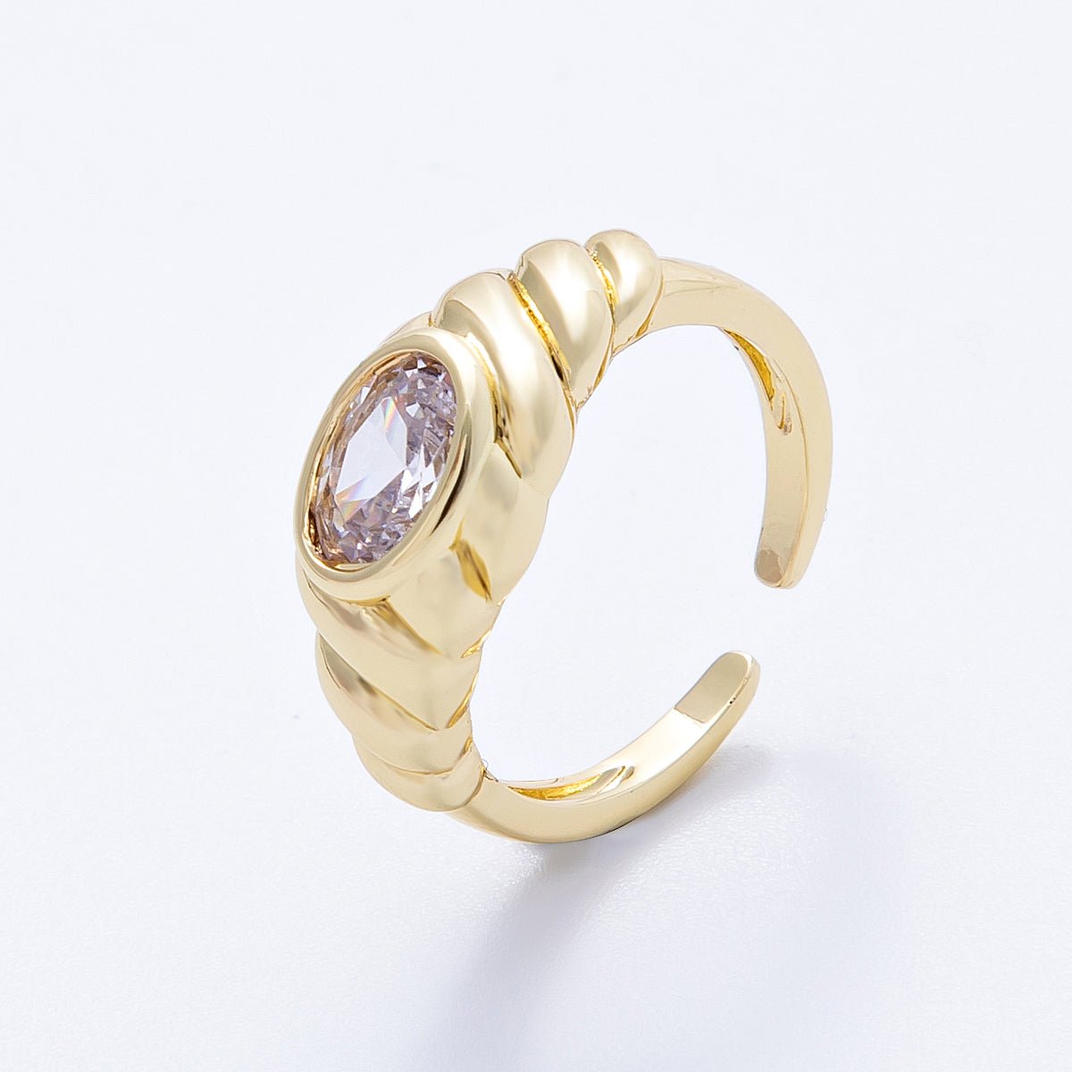 The Everlasting Croissant Ring