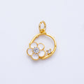 The Flower in a Circle - selected supplier variant CHARMS-00410