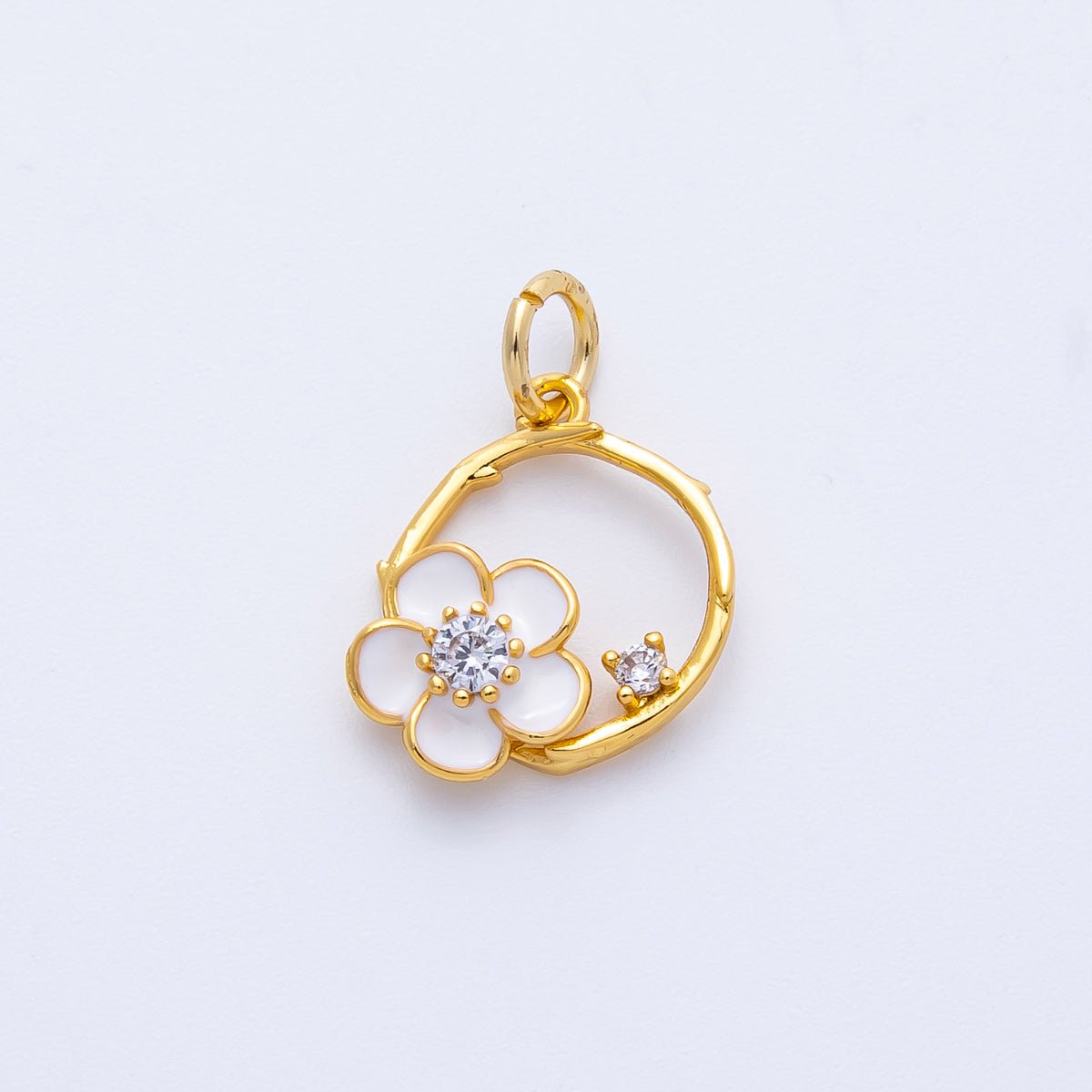 The Flower in a Circle - selected supplier variant CHARMS-00410