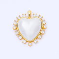 The Pearl Heart with a Golden Border - selected supplier variant AA-01658