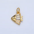 The Fish in the Garden Pond — X-00877-Gold