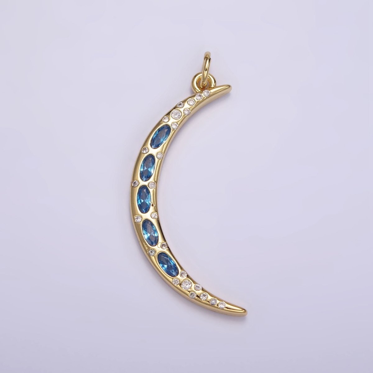 The Moon with Blue Lights - selected supplier variant M-00107-Blue