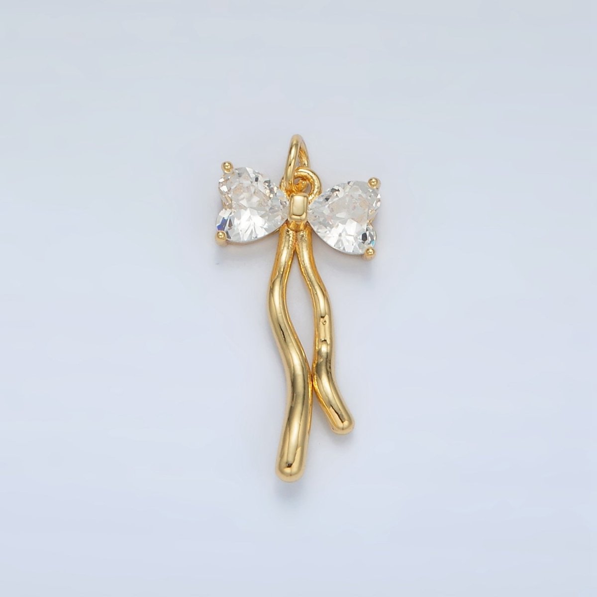 The Ribbon with Crystal Ends - selected supplier variant AC-00101-Clear