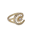 The Crescent Wish Ring, Gold