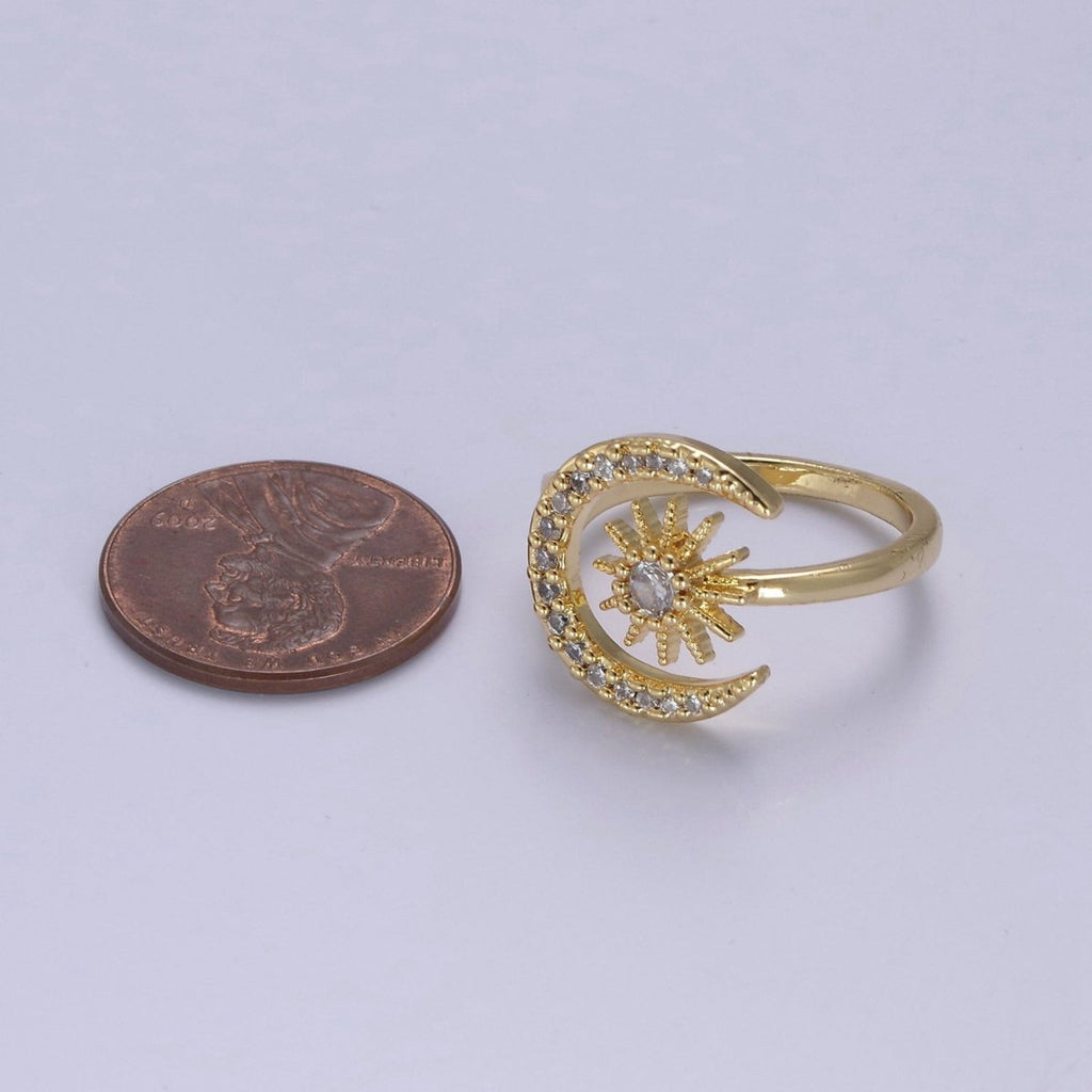 The Crescent Wish Ring, Gold