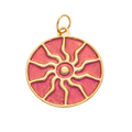 The Last Warm Evening — AF-01418 — one charm with attached ring or bail, transparent background