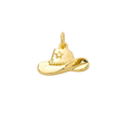 A Wish in a Cowboy Hat — AF-01519-Gold — one charm with attached ring or bail, transparent background