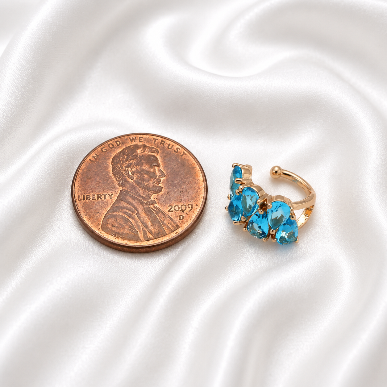 The Blue Horizon Ear Cuff