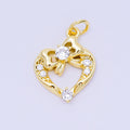 The Heart Tied with a Bow - selected supplier variant AJ-00472-Gold
