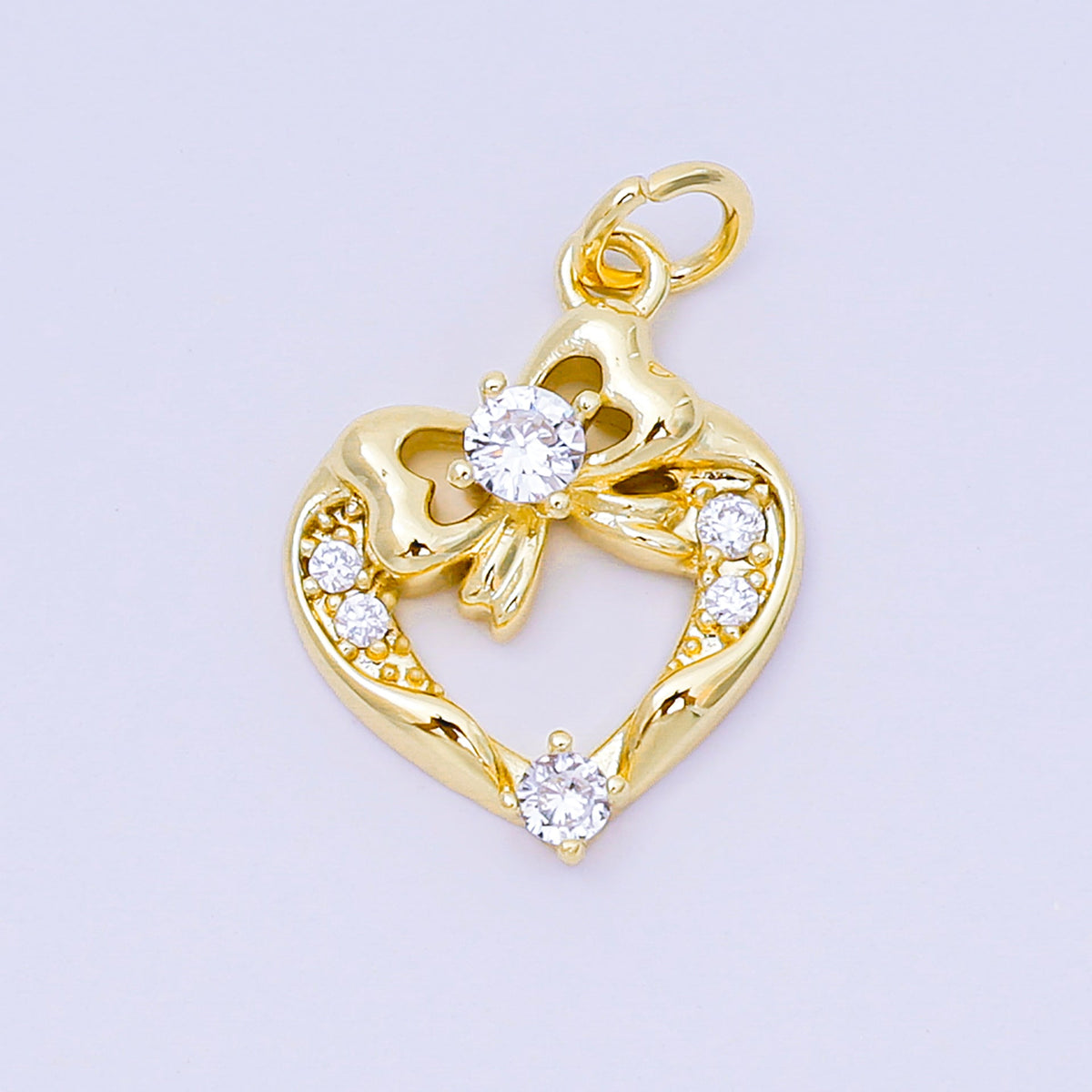 The Heart Tied with a Bow - selected supplier variant AJ-00472-Gold