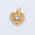 A Heart in a Little Sunburst - selected supplier variant AK-00180