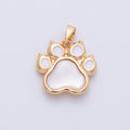 The Pawprint in Pearl - selected supplier variant Charms-00096
