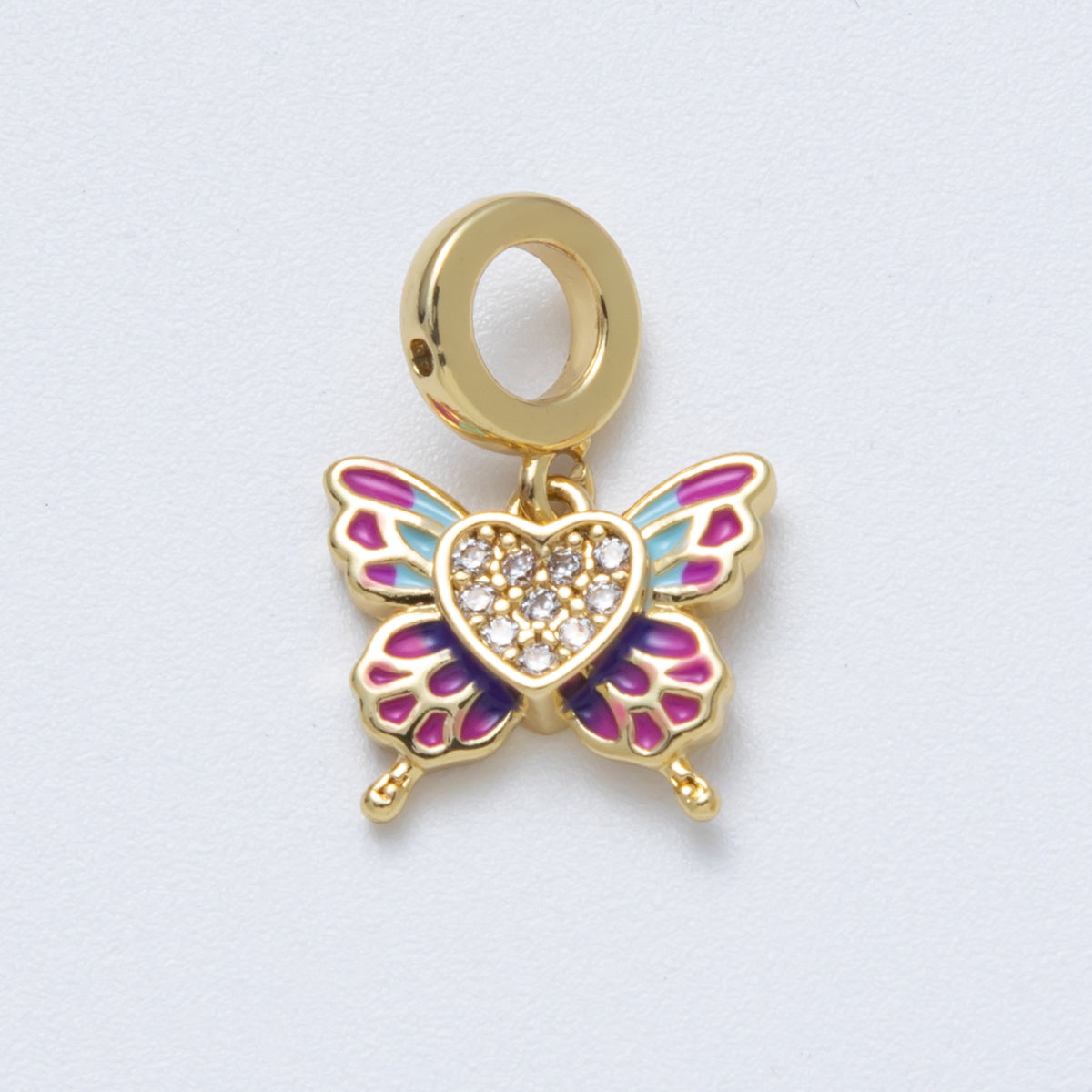 The Butterfly with a Heart, MCB - selected supplier variant Charms-00147