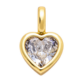 The Everlasting Bezel, Petite Heart — Gold