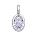 The Everlasting Bezel, Petite Oval — Silver