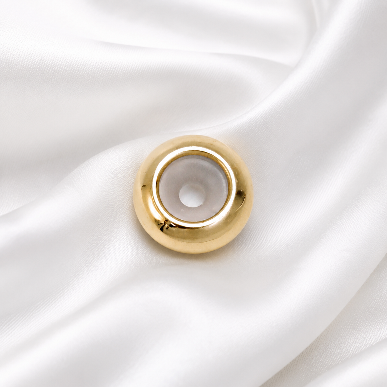 Sliding Bauble Bead, Large, Gold
