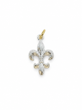 Fleur De Lis, White