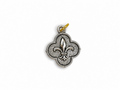 Fleur De Lis Clover, White