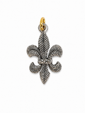 Fleur De Lis Ornate, White