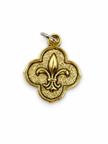 The Fleur De Lis Clover, Gold