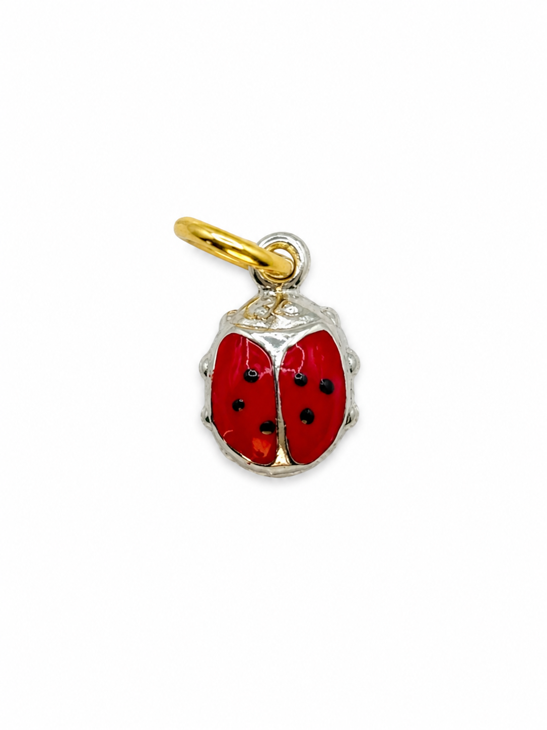 The Little Ladybug, White/Red