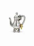 The Little Teapot Ornate, White
