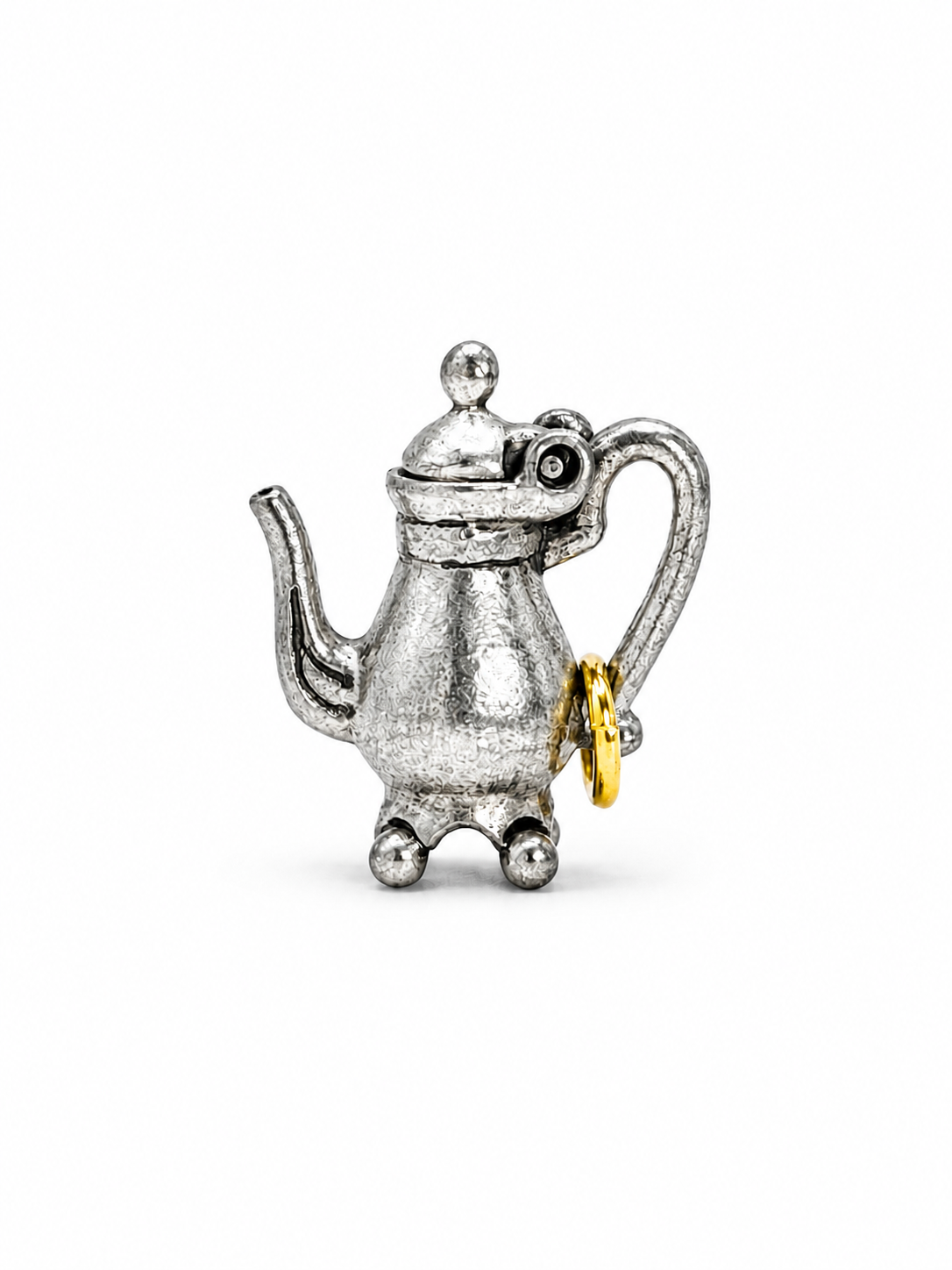 The Little Teapot Ornate, White