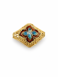 Ornate Spacer Petals, Sky Blue, Thread Only
