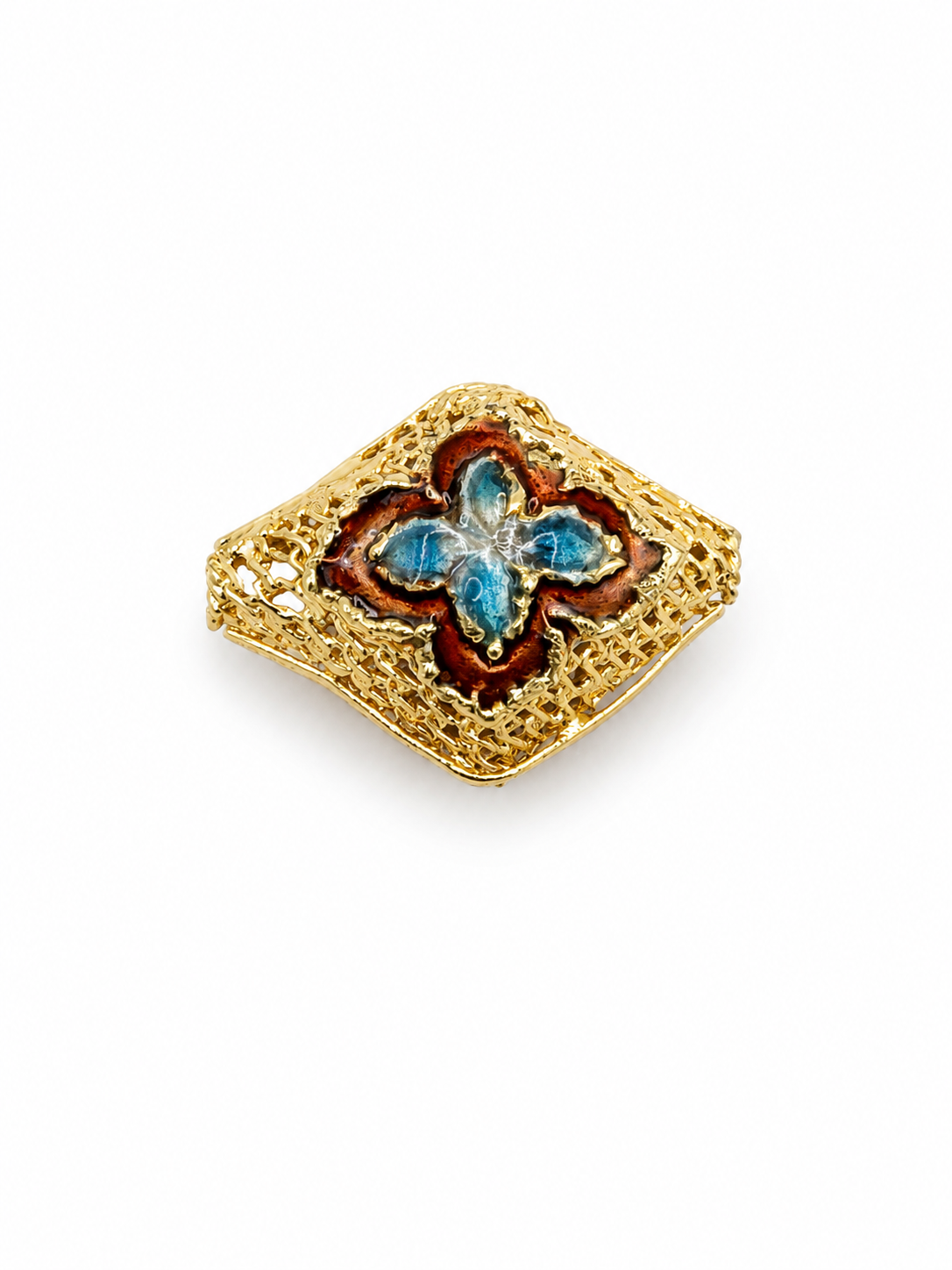 Ornate Spacer Petals, Sky Blue, Thread Only