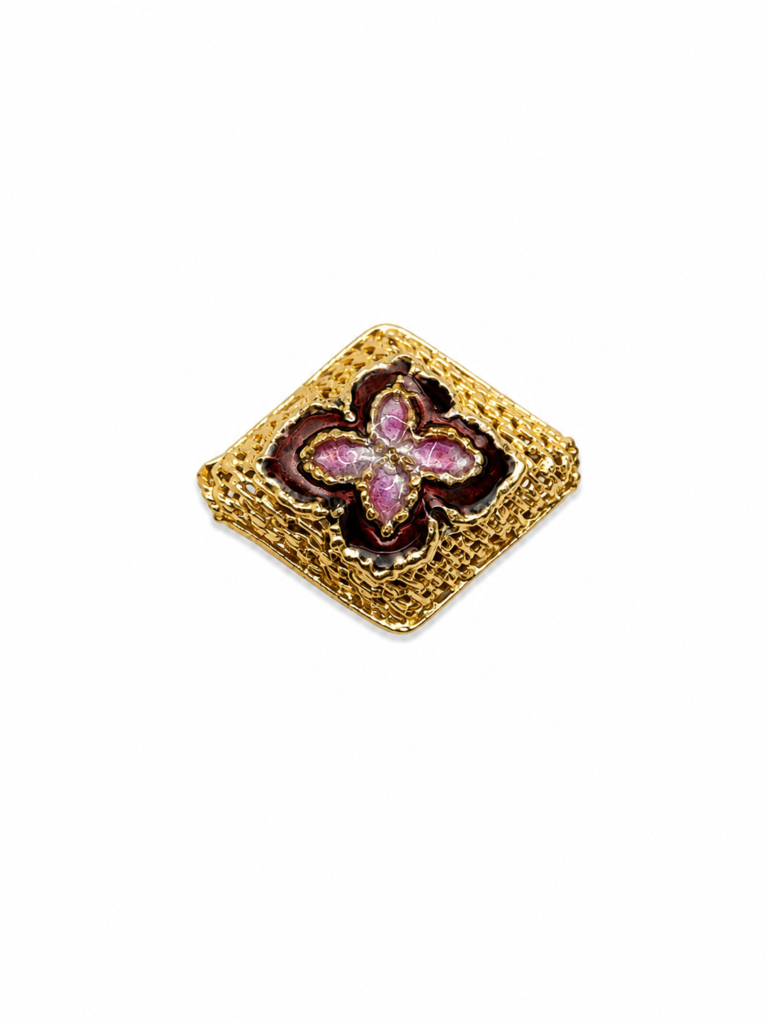 Ornate Spacer Petals, Pink, Thread Only