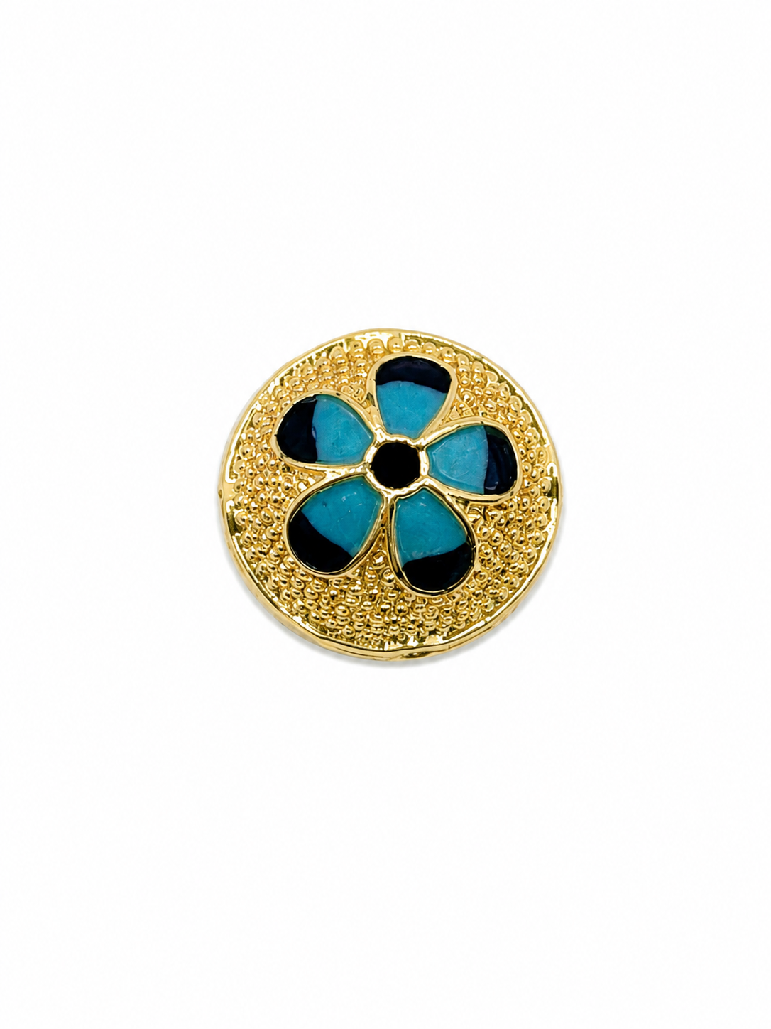 Ornate Spacer Blue Daisy, Thread Only