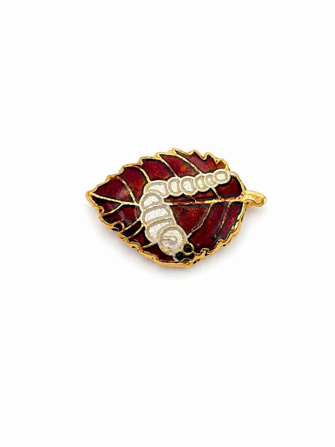 Ornate Spacer Fall Leaf, Thread Only