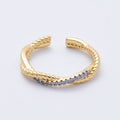 The Woven Promise Ring, Gold