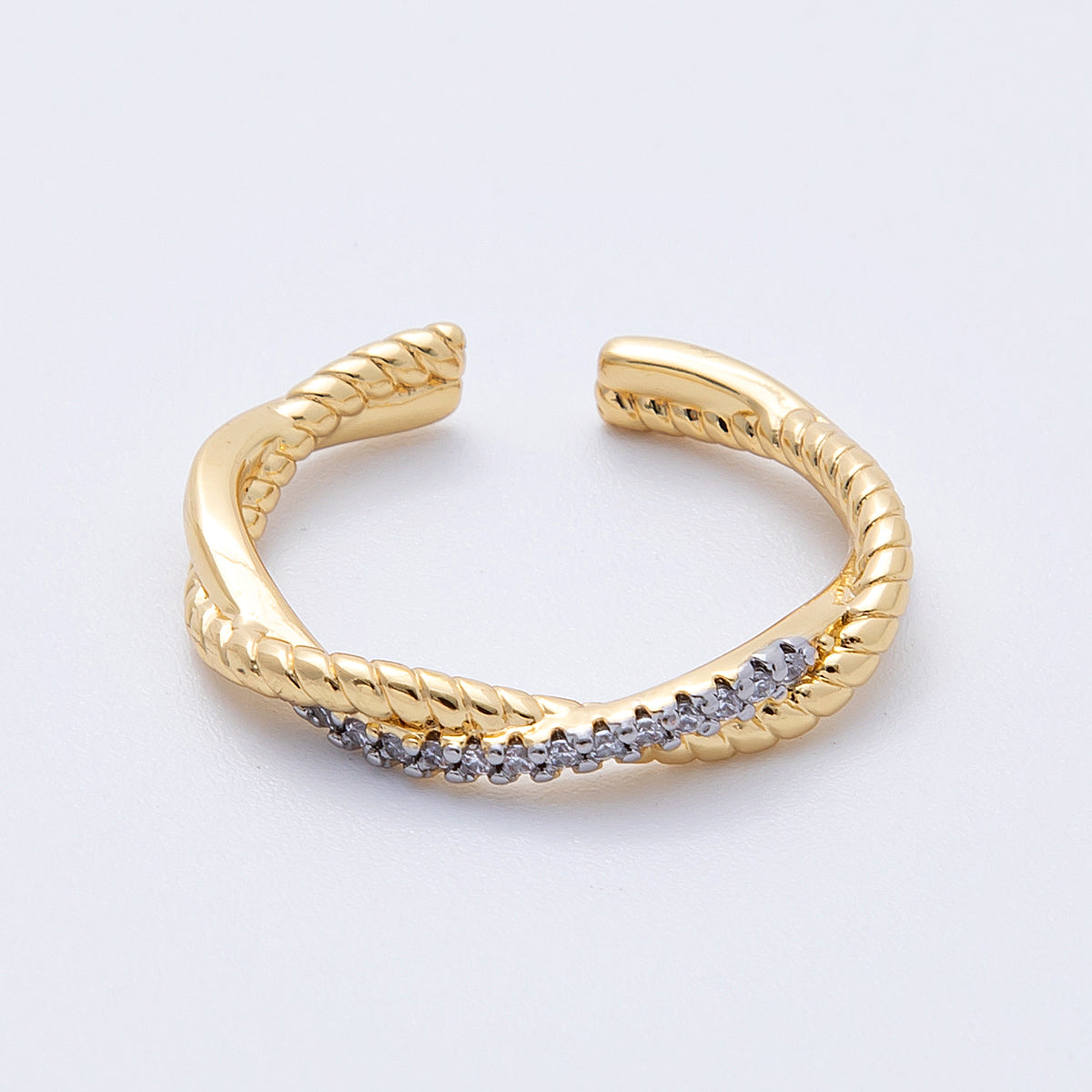 The Woven Promise Ring, Gold