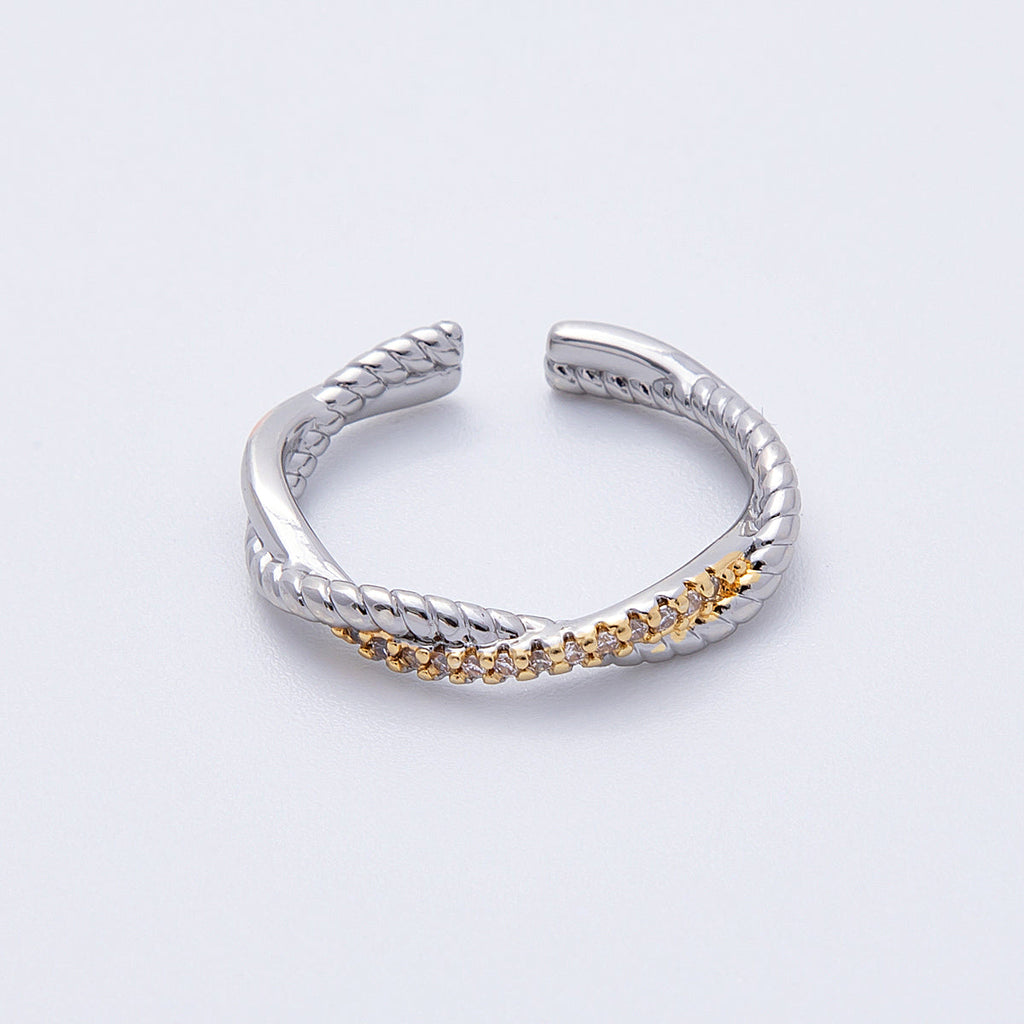 The Woven Promise Ring, White